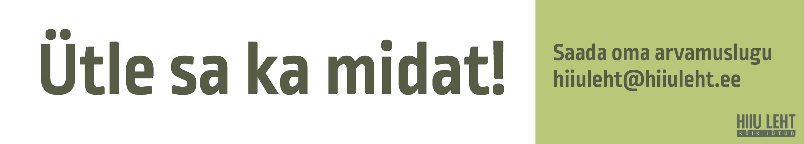 Ütle sa ka midat! Päis